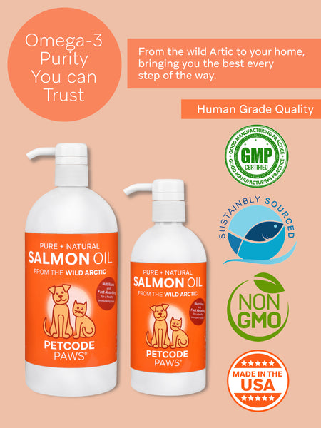 Pure + Natural Salmon Oil from The Wild Arctic for Dogs and Cats