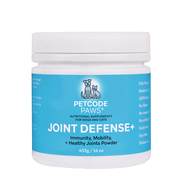 Joint Defense + Immunity Powder Nutritional Supplement for Dogs + Cats