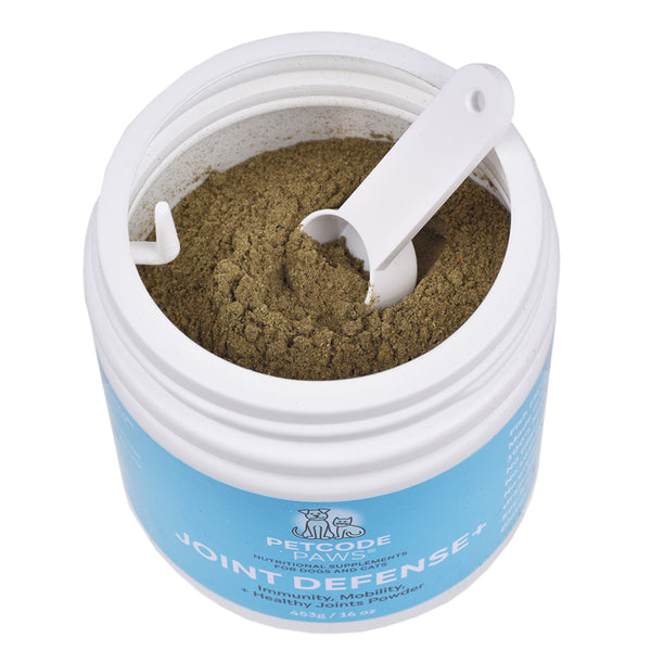COMING SOON! Joint Defense + Immunity Powder Nutritional Supplement for Dogs + Cats