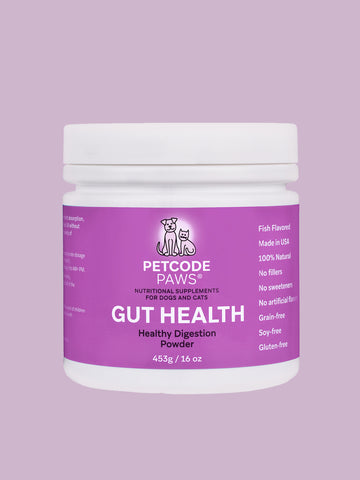 Gut Health Digestion Powder Nutritional Supplement for Dogs + Cats