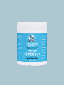 COMING SOON! Joint Defense + Immunity Powder Nutritional Supplement for Dogs + Cats